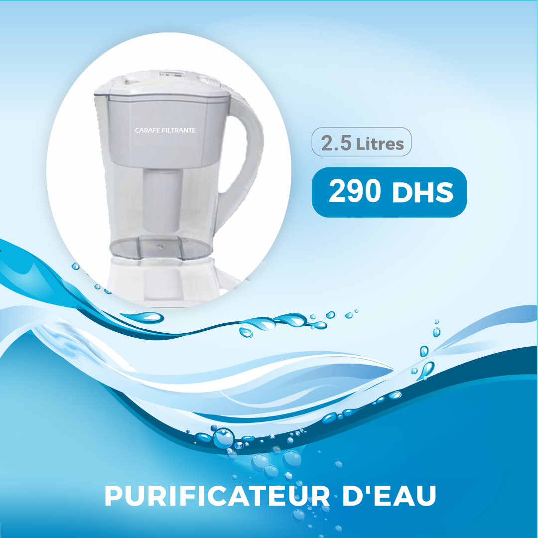 Carafe filtrante UTH 2.5L - UTH GROUPE